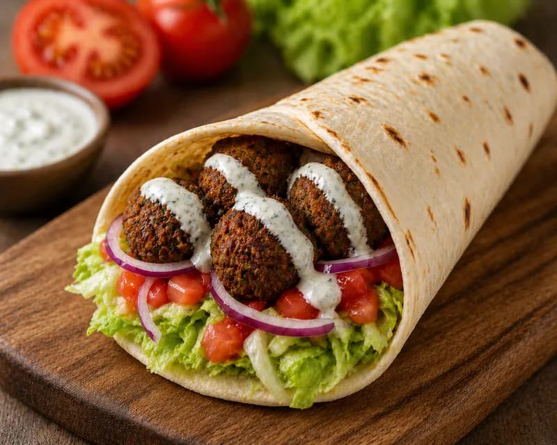 Falafel rulle