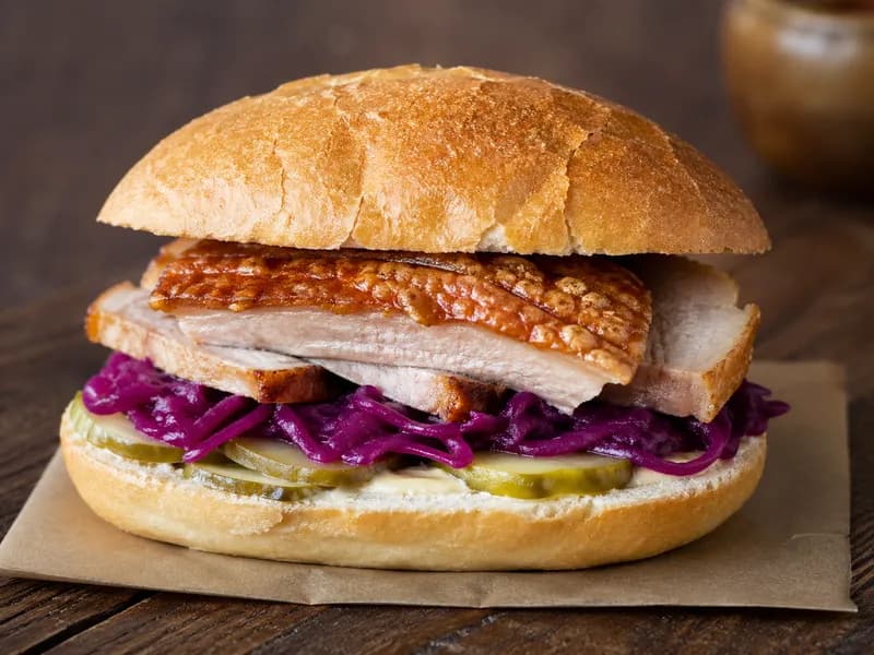 Flæskestegssandwich