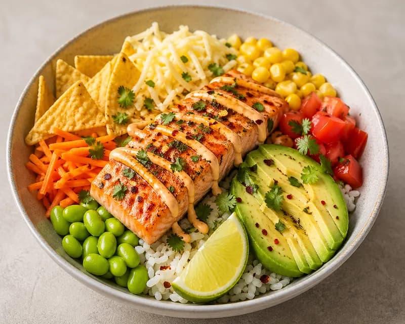 Mexi Bowl med laksefilet