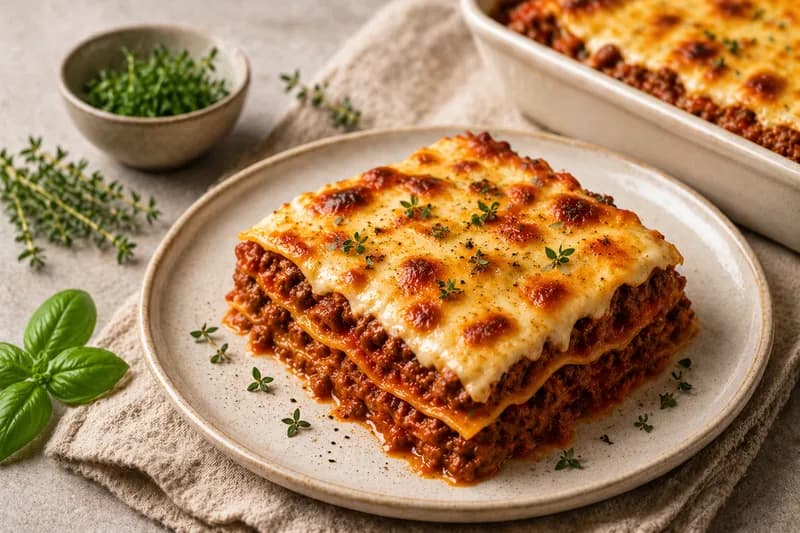 Oksekøds lasagne
