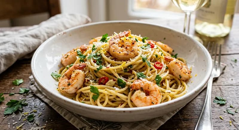 Rejepasta med parmesan