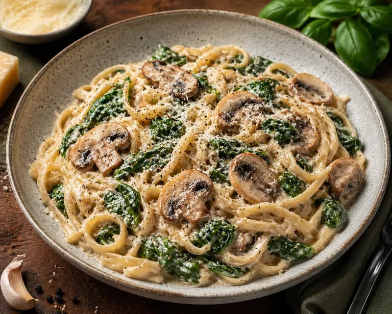 Svampepasta (vegetar)