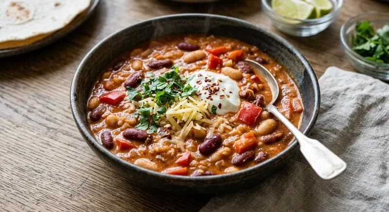 Vegetarisk bønnegryde