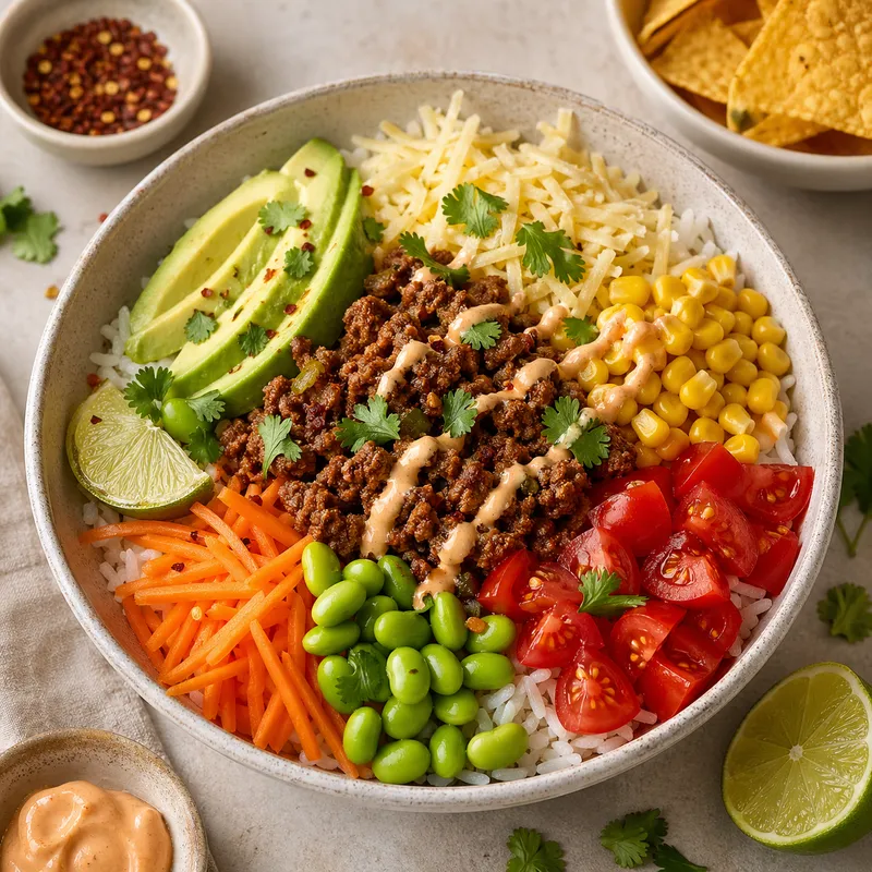 Mexi Bowl med gris & kalv