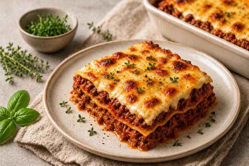 Oksekøds lasagne
