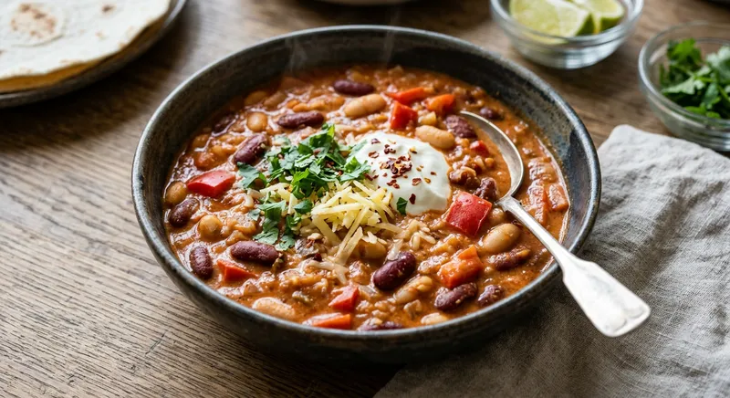 Vegetarisk bønnegryde